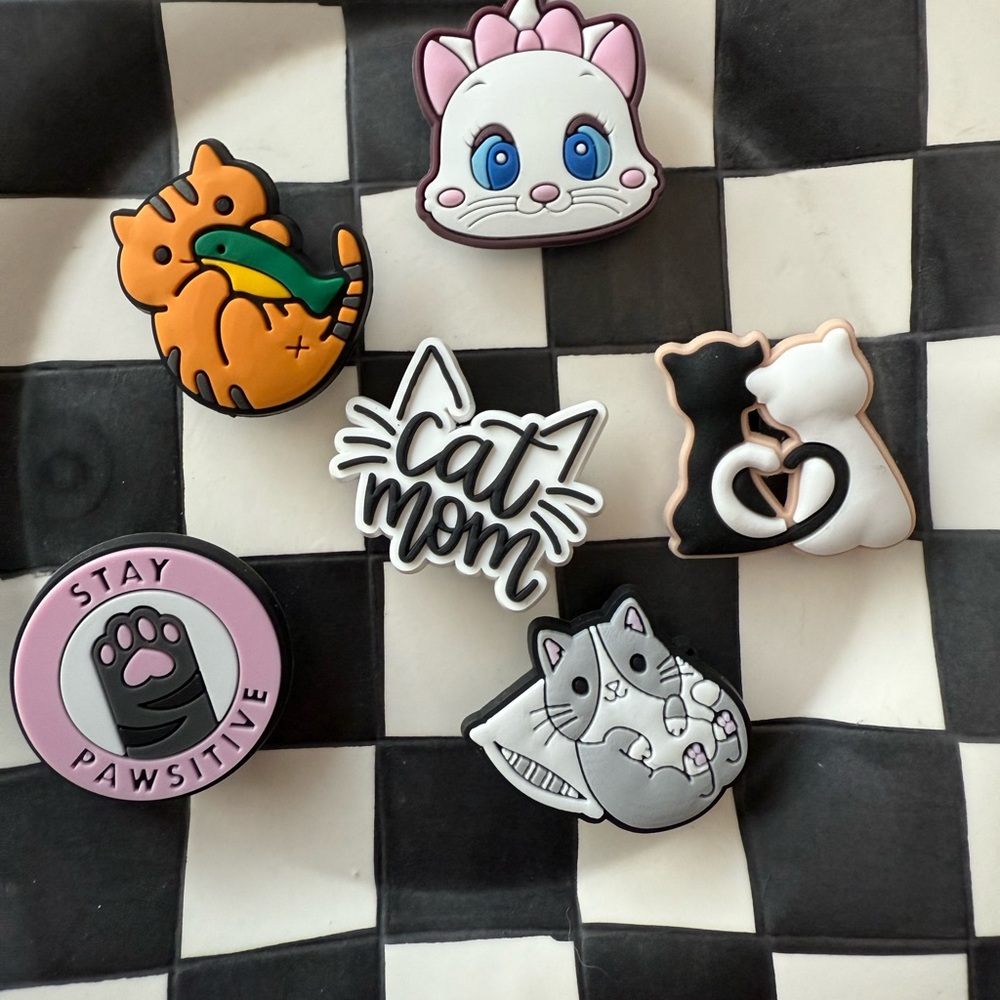 Cat Mom Croc Charms #1 unisex
